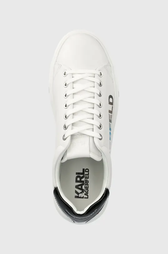 biały Karl Lagerfeld sneakersy skórzane MAXI KUP KL52226.01M