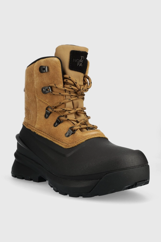 Μπότες χιονιού σουέτ The North Face Chilkat V Lace WP καφέ