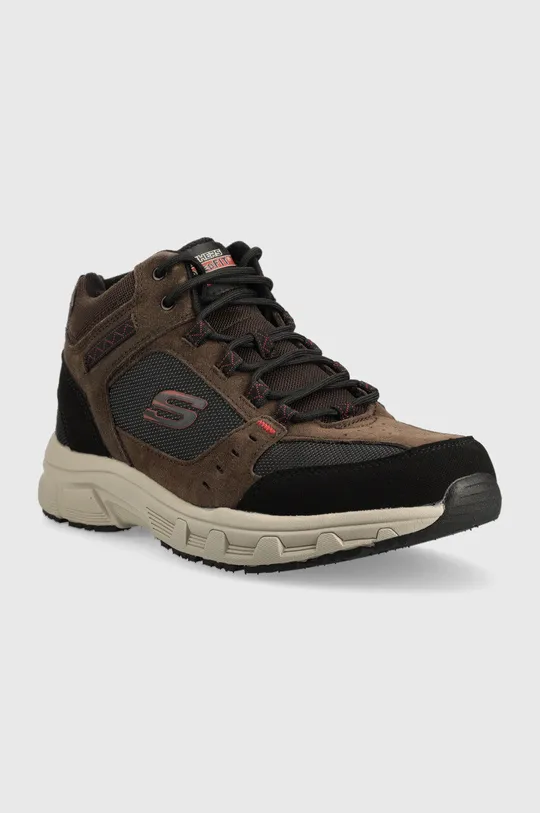 Παπούτσια Skechers Oak Canyon - Ironhide καφέ