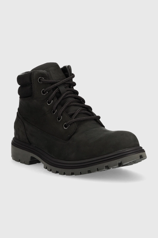 Helly Hansen leather biker boots black