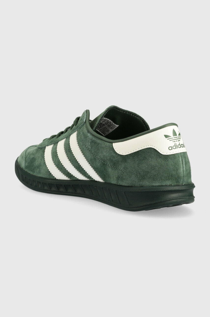 adidas Originals sneakersy zamszowe HAMBURG kolor zielony | Answear.com