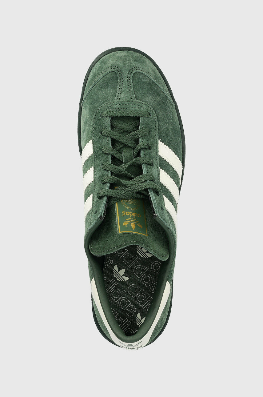 adidas Originals sneakersy zamszowe HAMBURG kolor zielony | Answear.com