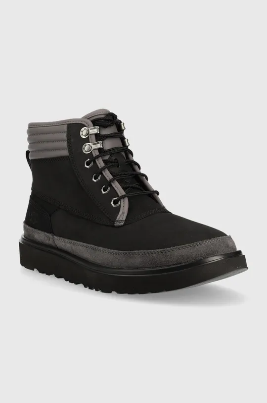 Δερμάτινα παπούτσια UGG Highland μαύρο