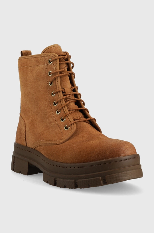 Μπότες πεζοπορίας από σουέτ UGG Skyview Service Boot καφέ