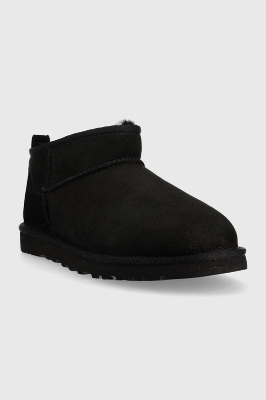 UGG Замшевые сапоги Classic Ultra Mini чёрный