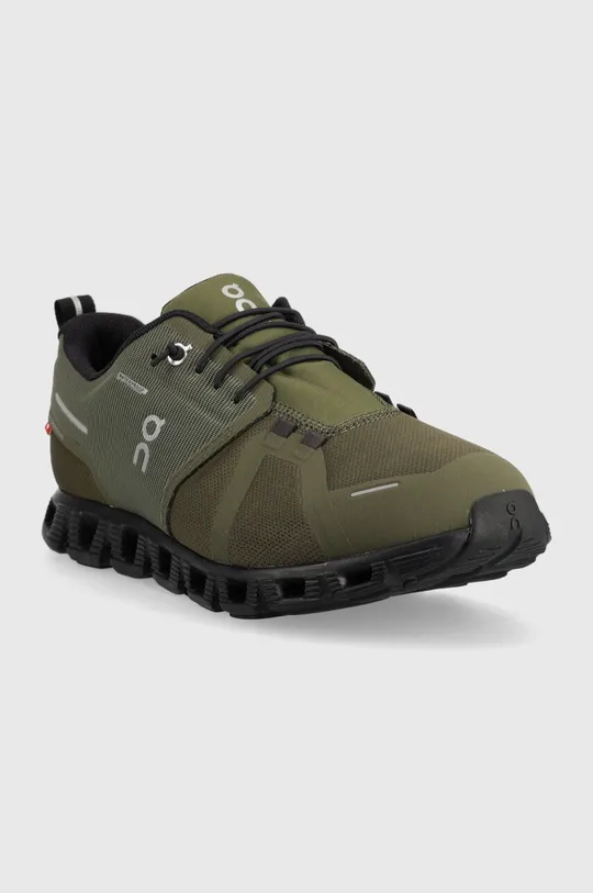 Обувь для бега On-running Cloud Waterproof зелёный