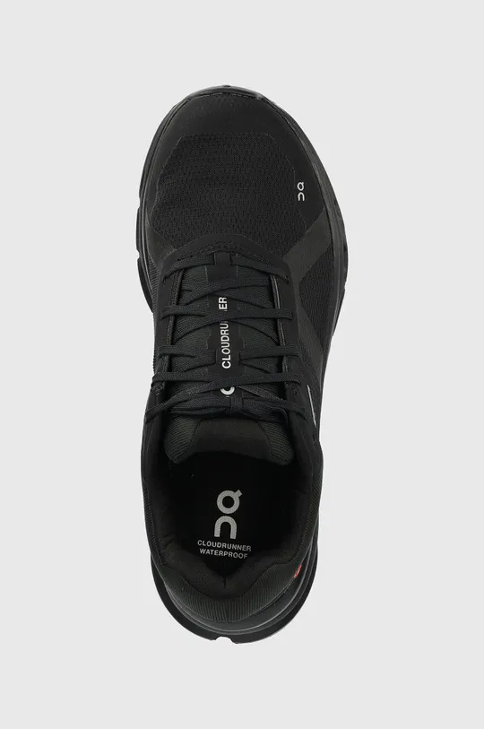 black On-running running shoes Cloudrunner Waterproof