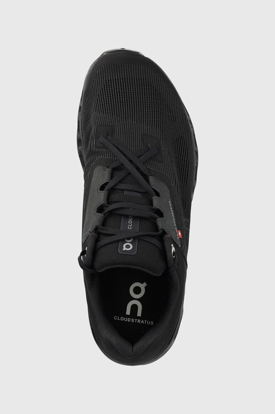 black On-running running shoes Cloudstratus