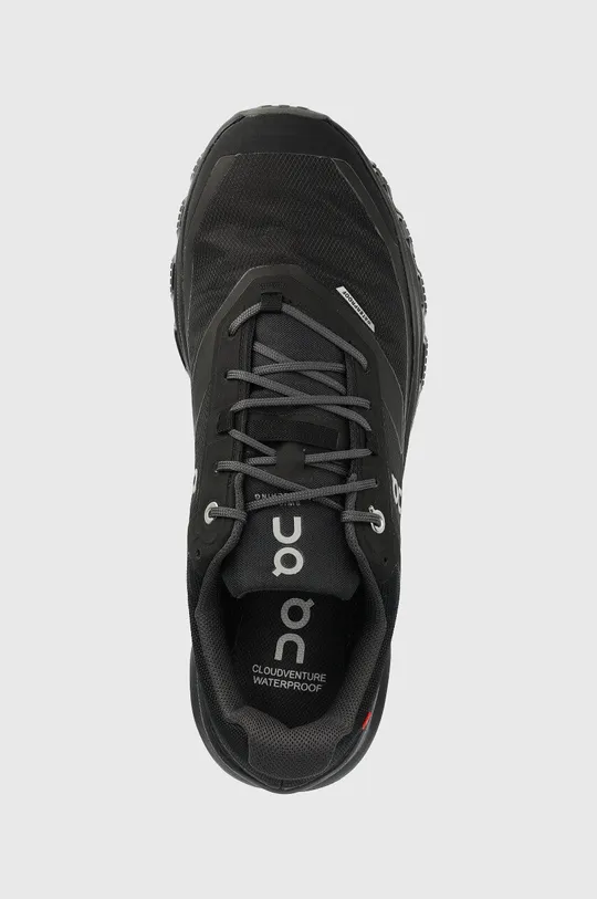 fekete On-running cipő Cloudventure Waterproof