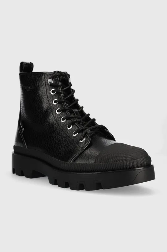 Δερμάτινα παπούτσια Michael Kors Colin μαύρο