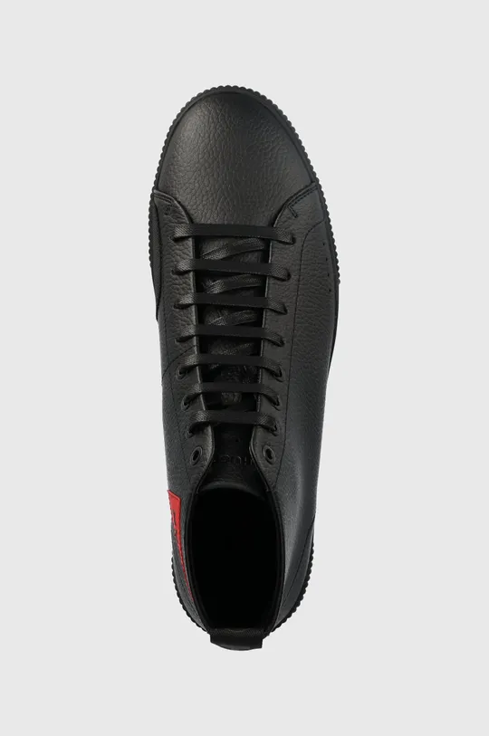 μαύρο Δερμάτινα ελαφριά παπούτσια HUGO Zero