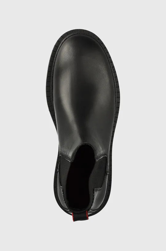 čierna Kožené topánky chelsea HUGO Graham