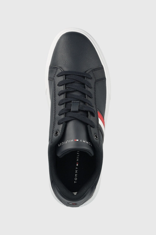 granatowy Tommy Hilfiger sneakersy skórzane