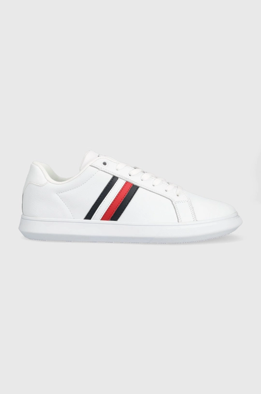 biały Tommy Hilfiger sneakersy skórzane Męski