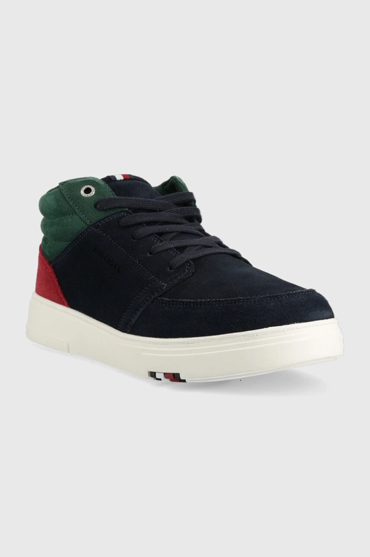 Tommy Hilfiger sneakersy zamszowe granatowy