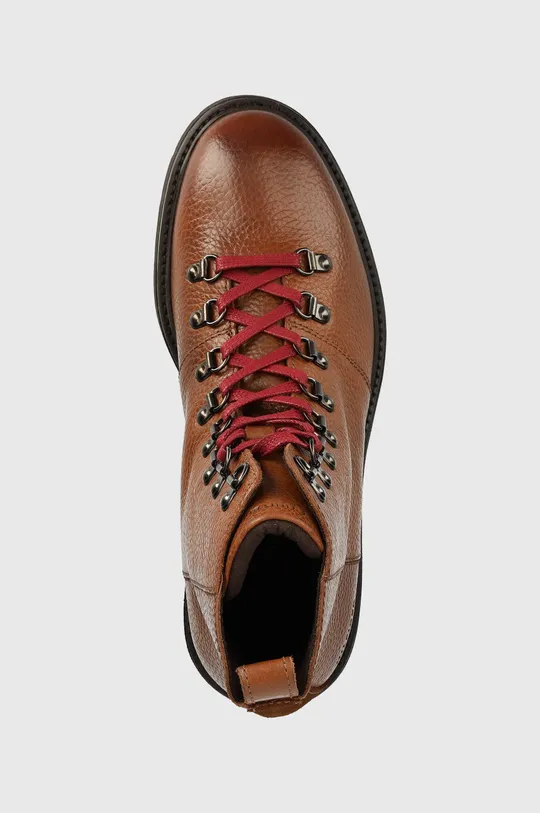 hnedá Kožené topánky Tommy Hilfiger