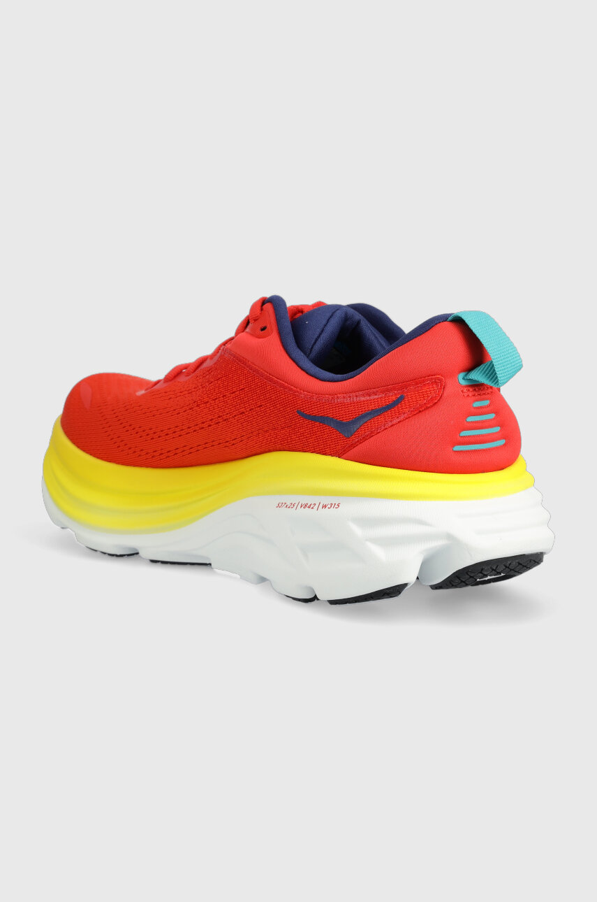 Hoka running shoes Bondi 8 orange color at PRM US