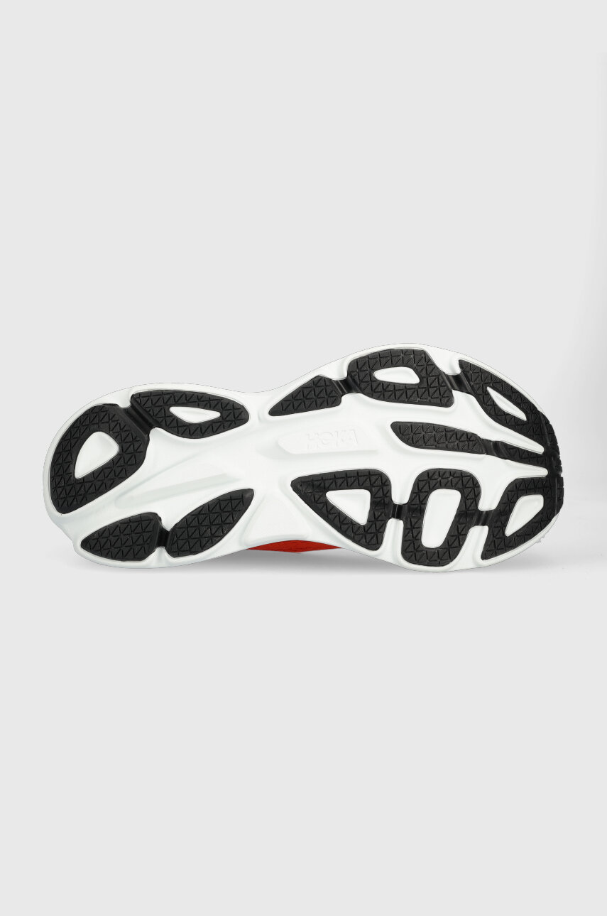 Hoka running shoes Bondi 8 orange color at PRM US