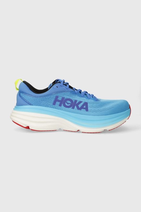 turquoise Hoka One One running shoes Bondi 8 Men’s