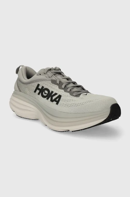 Hoka One One running shoes Bondi 8 gray