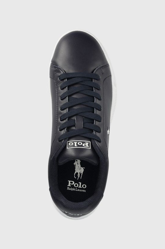 granatowy Polo Ralph Lauren sneakersy skórzane Hrt Ct II