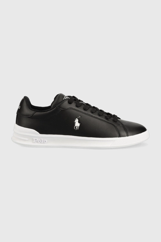 czarny Polo Ralph Lauren sneakersy skórzane Hrt Ct II Męski