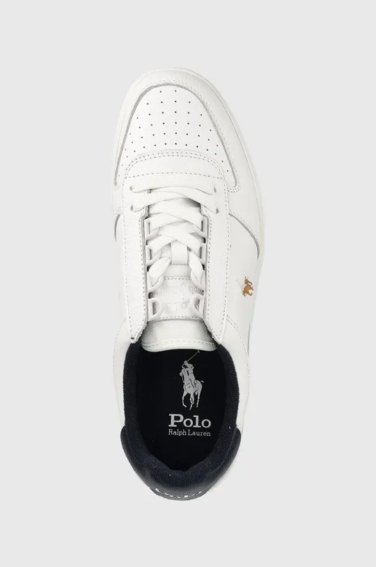 λευκό Δερμάτινα αθλητικά παπούτσια Polo Ralph Lauren Polo Crt