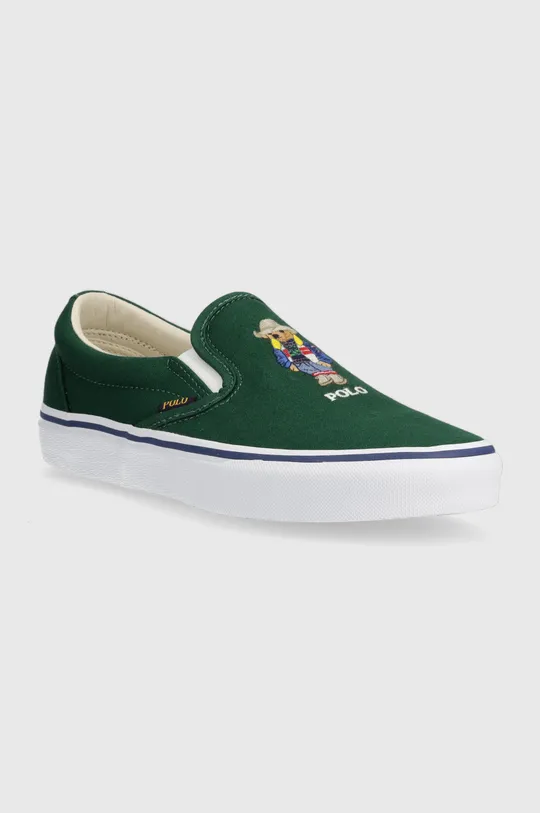 Πάνινα παπούτσια Polo Ralph Lauren Keaton πράσινο