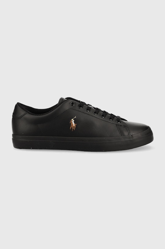 Кожаные кроссовки Polo Ralph Lauren Longwood цвет чёрный 816884372002 ...