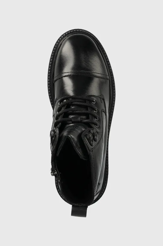 čierna Kožená obuv Pepe Jeans Martin Street
