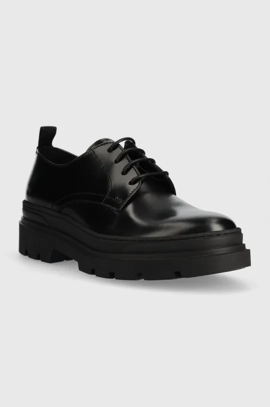 Kožne cipele Karl Lagerfeld Bureau Ii crna