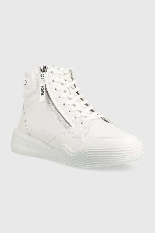 Δερμάτινα αθλητικά παπούτσια Karl Lagerfeld λευκό