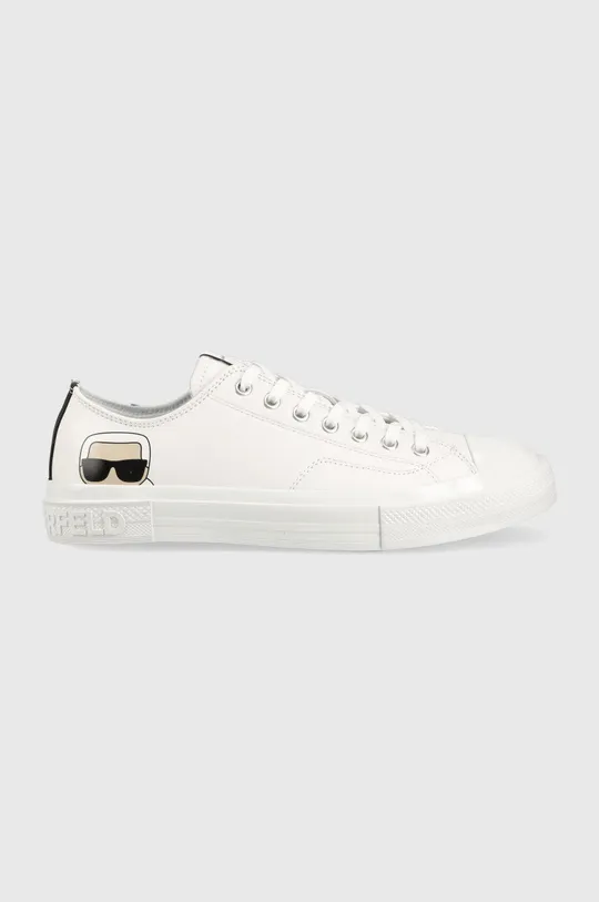 λευκό Δερμάτινα ελαφριά παπούτσια Karl Lagerfeld Kampus Iii Ανδρικά