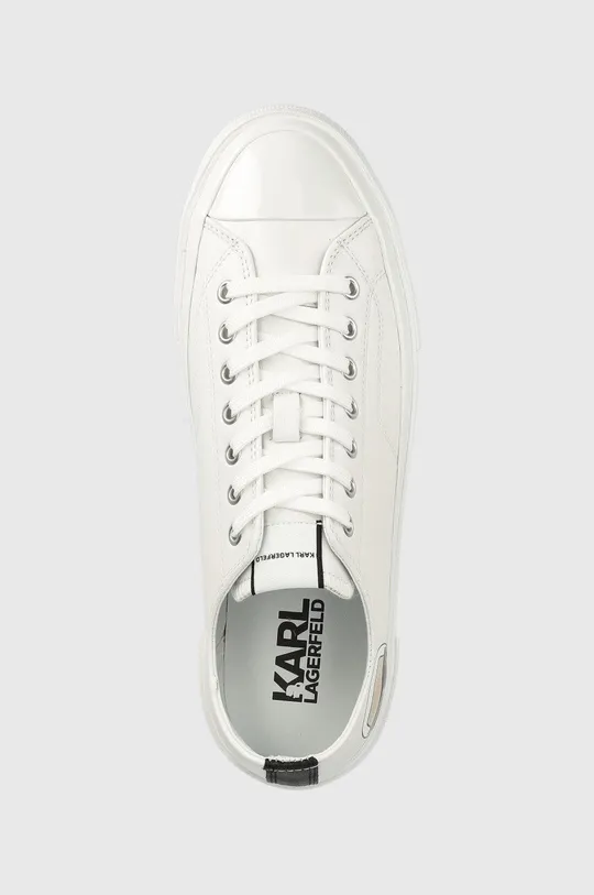 λευκό Δερμάτινα ελαφριά παπούτσια Karl Lagerfeld Kampus Iii