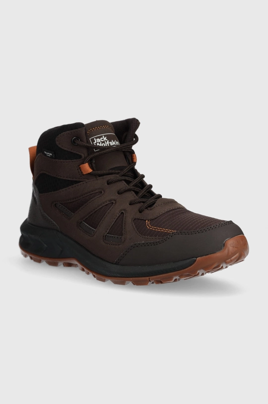 Cipele Jack Wolfskin Woodland 2 Texapore Mid smeđa