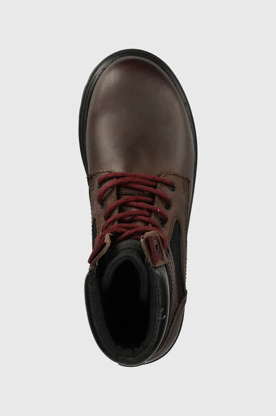 hnedá Kožené členkové topánky Wrangler