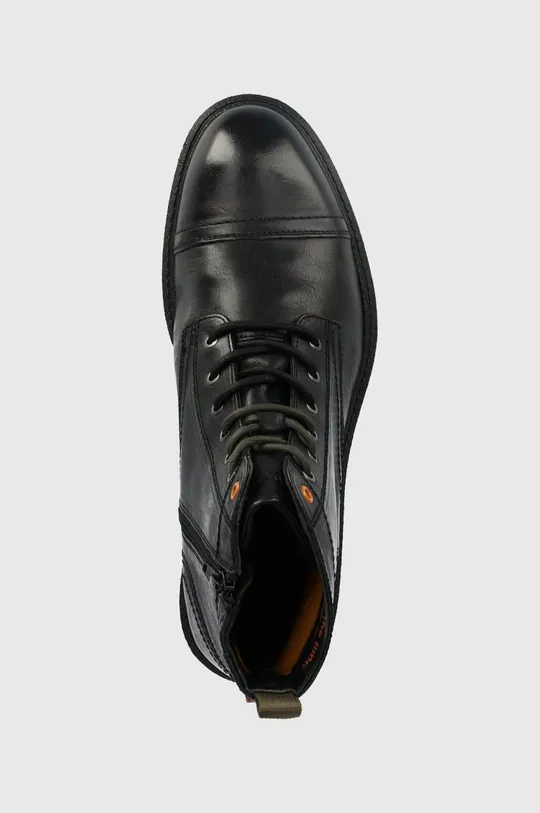 čierna Kožená obuv Wrangler