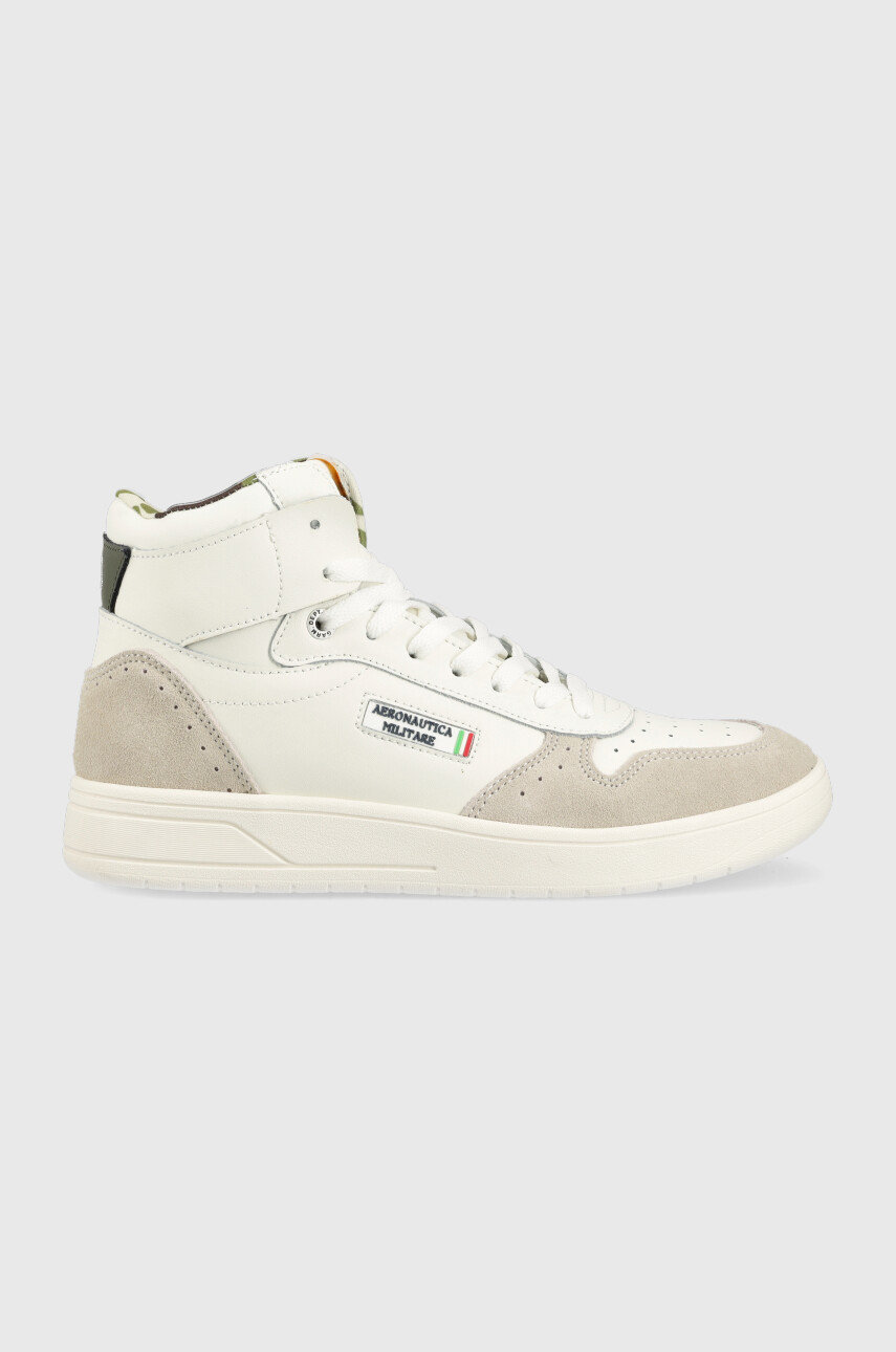 Aeronautica Militare sneakersy skórzane kolor biały | Answear.com