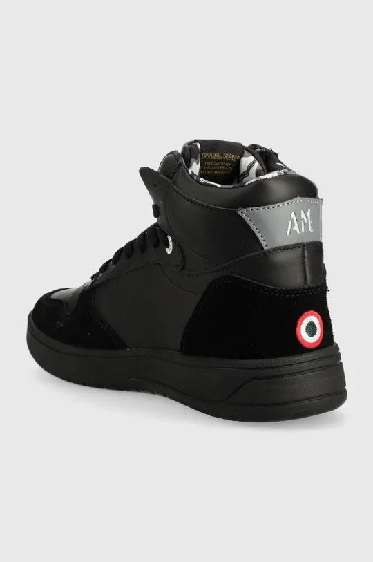 Kožené sneakers boty Aeronautica Militare  Svršek: Přírodní kůže Vnitřek: Textilní materiál Podrážka: Umělá hmota