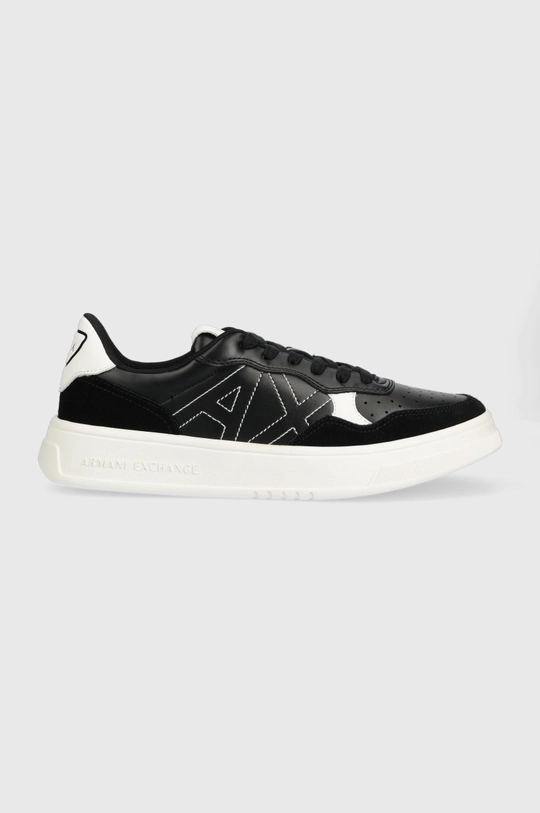 czarny Armani Exchange sneakersy Męski