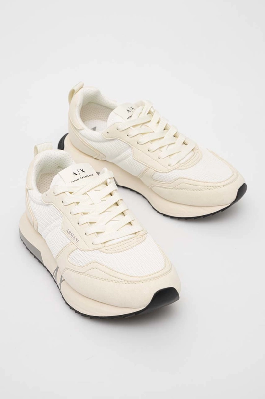 Armani Exchange sneakersy beżowy