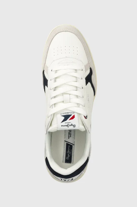 biały Pepe Jeans sneakersy skórzane KORE