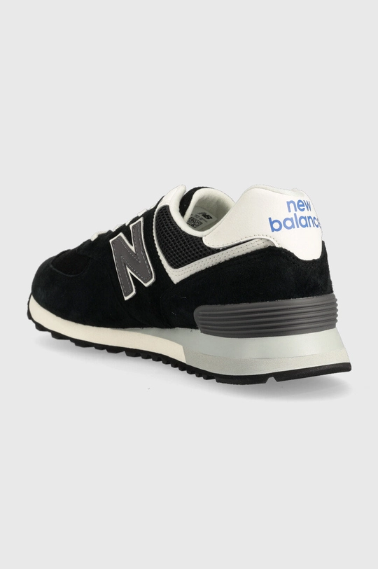 Παπούτσια Δερμάτινα αθλητικά παπούτσια New Balance U574BK2 μαύρο