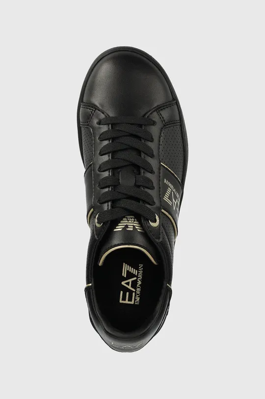fekete EA7 Emporio Armani bőr sportcipő Classic Perf
