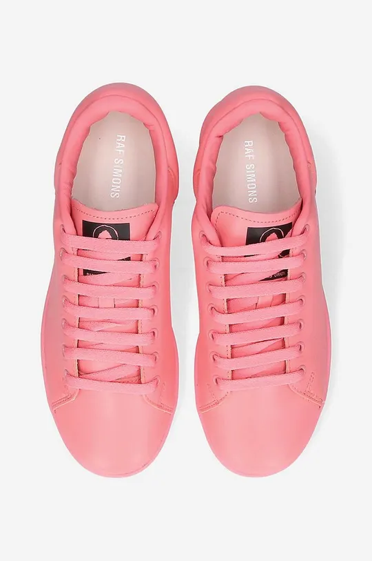 pink Raf Simons leather sneakers Orion