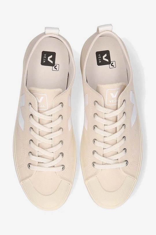 beige Veja plimsolls Nova Canvas