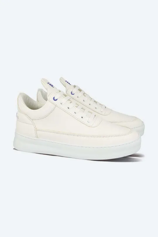 white Filling Pieces leather sneakers Low Top Plain 683 Organic