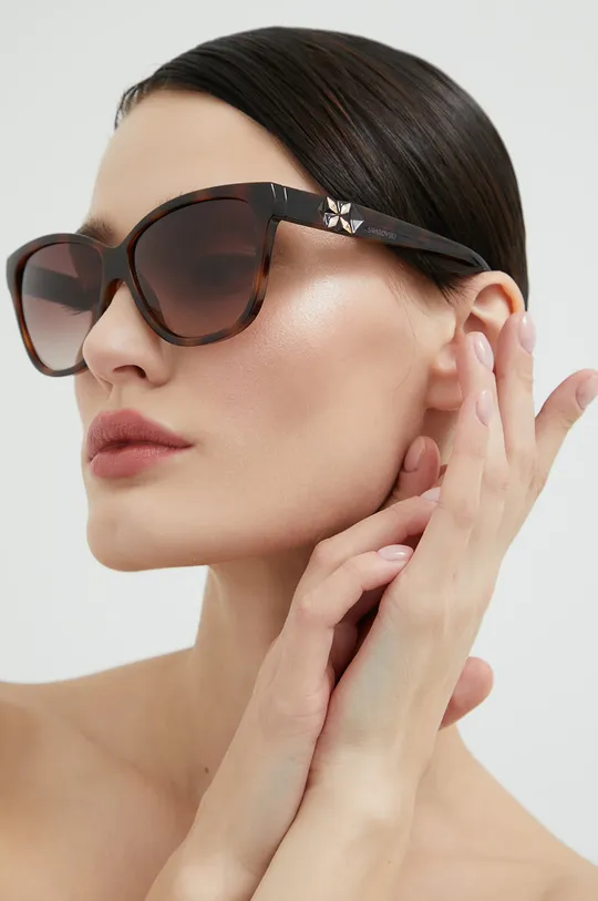 коричневий Сонцезахисні окуляри Swarovski Жіночий