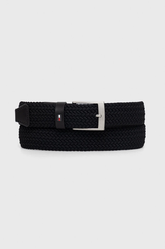 čierna Opasok Tommy Hilfiger Adan Elastic 3.5 Pánsky