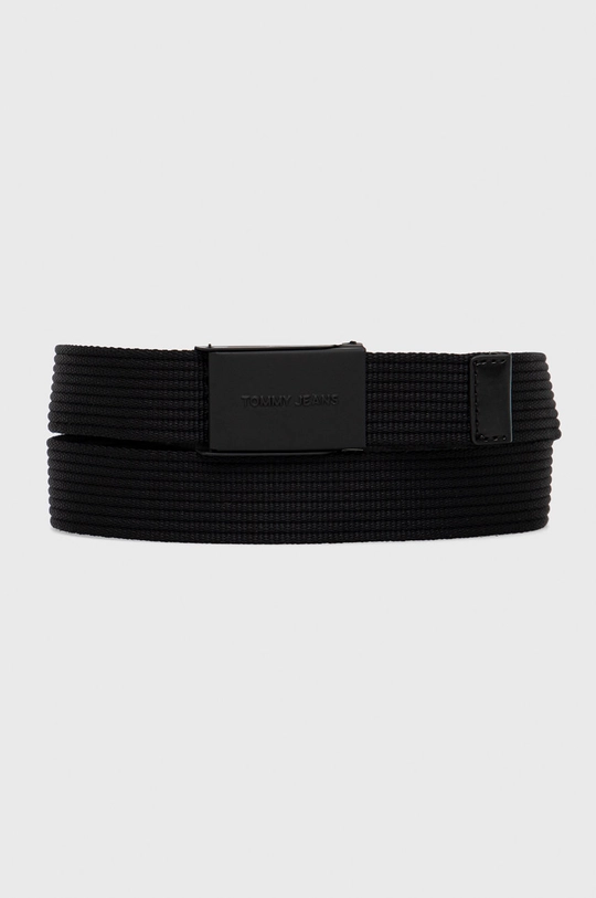 crna Remen Tommy Jeans Essential Webbing 3.5 Muški